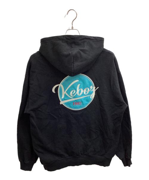 KEBOZ（ケボズ）KEBOZ (ケボズ) プルオーバーパーカー ブラック サイズ:Lの古着・服飾アイテム