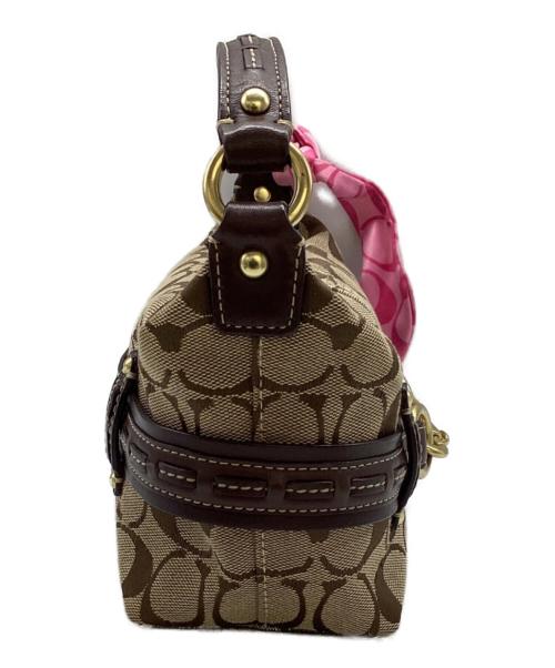 COACH（コーチ）COACH (コーチ) バニティークリップワンショルダーバッグ ブラウンの古着・服飾アイテム