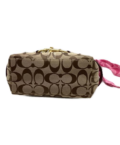 COACH（コーチ）COACH (コーチ) バニティークリップワンショルダーバッグ ブラウンの古着・服飾アイテム