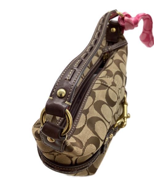 COACH（コーチ）COACH (コーチ) バニティークリップワンショルダーバッグ ブラウンの古着・服飾アイテム