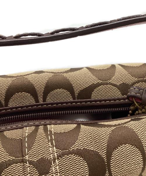 COACH（コーチ）COACH (コーチ) バニティークリップワンショルダーバッグ ブラウンの古着・服飾アイテム
