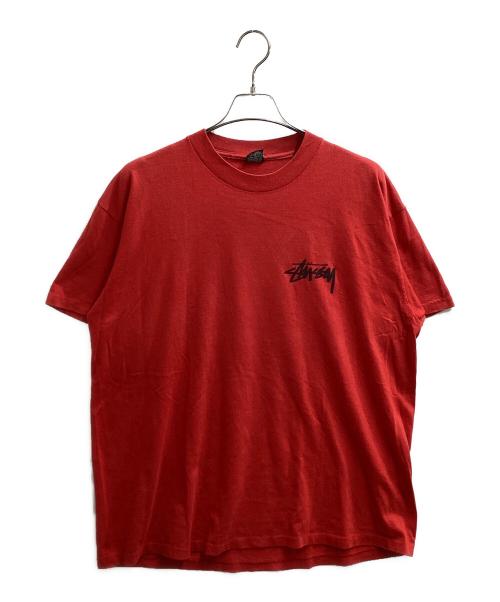 stussy（ステューシー）stussy (ステューシー) ドラゴンTee　/　 80s USA製 レッド サイズ:XLの古着・服飾アイテム