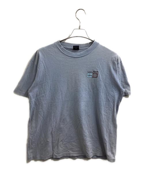 stussy（ステューシー）stussy (ステューシー) Tシャツ　/　USA製 90s ブルー サイズ:Lの古着・服飾アイテム