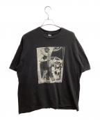 stussyステューシー）の古着「プリントTシャツ / kichijoji chapt限定」｜ブラック