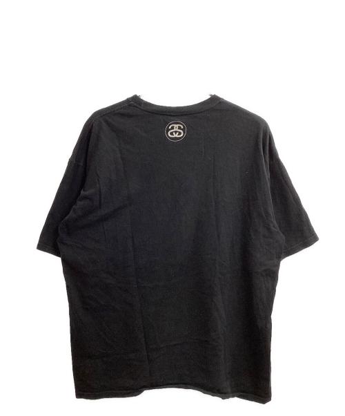 stussy（ステューシー）stussy (ステューシー) プリントTシャツ / kichijoji chapt限定 ブラック サイズ:XLの古着・服飾アイテム