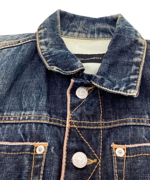 DSQUARED2（ディースクエアード）DSQUARED2 (ディースクエアード) デニムジャケット インディゴ サイズ:44の古着・服飾アイテム