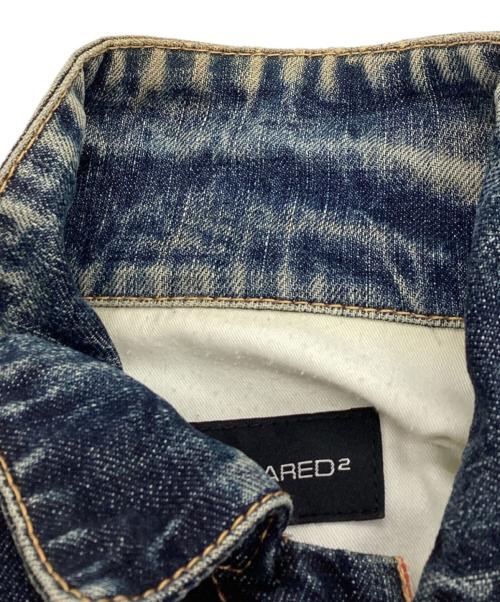 DSQUARED2（ディースクエアード）DSQUARED2 (ディースクエアード) デニムジャケット インディゴ サイズ:44の古着・服飾アイテム