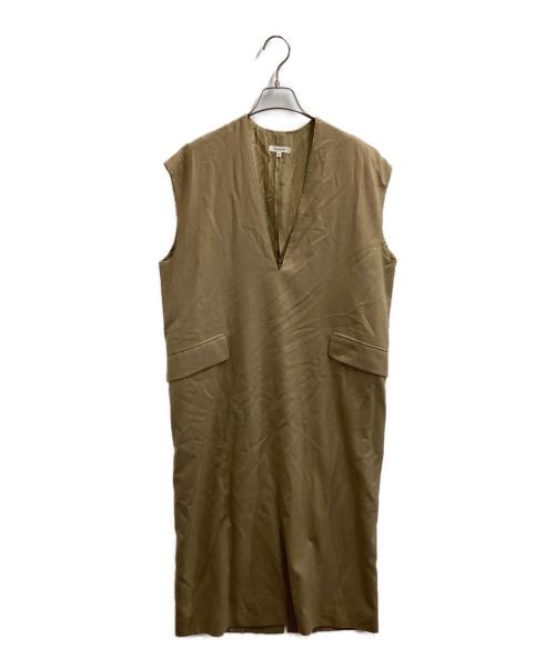 BLAMINK（ブラミンク）BLAMINK (ブラミンク) Sleeveless dress / MADE IN JAPAN / 7926-230-0228 ベージュ サイズ:36の古着・服飾アイテム