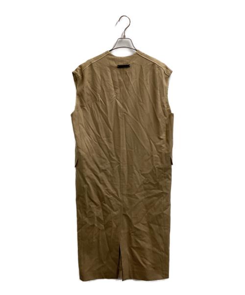 BLAMINK（ブラミンク）BLAMINK (ブラミンク) Sleeveless dress / MADE IN JAPAN / 7926-230-0228 ベージュ サイズ:36の古着・服飾アイテム