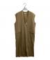 BLAMINK（ブラミンク）の古着「Sleeveless dress / MADE IN JAPAN / 7926-230-0228」｜ベージュ