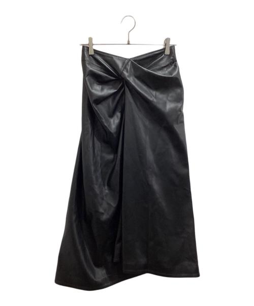 STELLA McCARTNEY（ステラマッカートニー）STELLA McCARTNEY (ステラマッカートニー) フェイクレザースカート / 630062 3BU393 ブラック サイズ:38の古着・服飾アイテム
