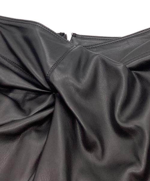 STELLA McCARTNEY（ステラマッカートニー）STELLA McCARTNEY (ステラマッカートニー) フェイクレザースカート / 630062 3BU393 ブラック サイズ:38の古着・服飾アイテム