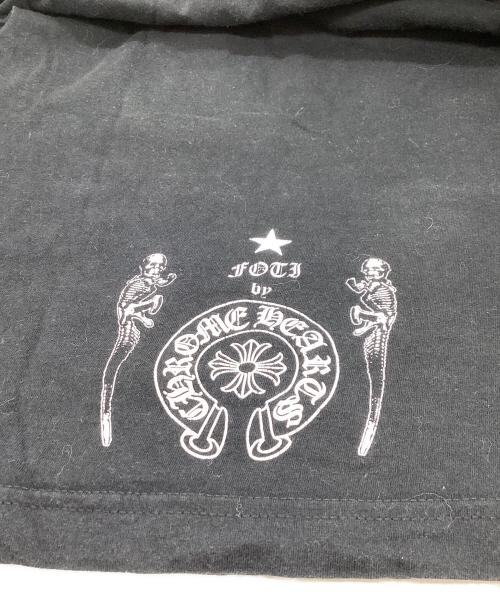 CHROME HEARTS（クロムハーツ）CHROME HEARTS (クロムハーツ) ボーダーTシャツ　/　2212-304-0750 ブラック サイズ:不明の古着・服飾アイテム