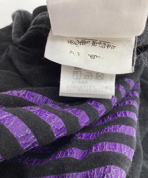 CHROME HEARTS（クロムハーツ）CHROME HEARTS (クロムハーツ) ボーダーTシャツ　/　2212-304-0750 ブラック サイズ:不明の古着・服飾アイテム