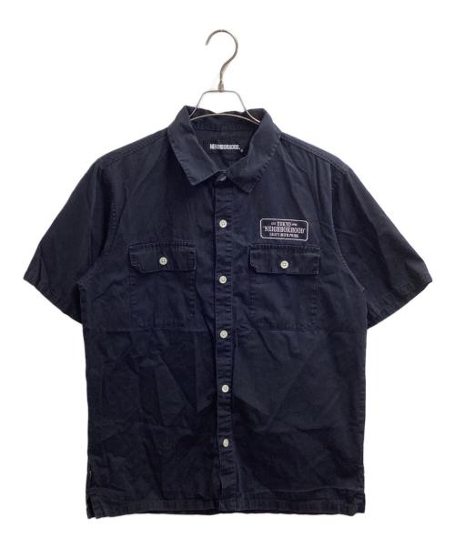 NEIGHBORHOOD（ネイバーフッド）NEIGHBORHOOD (ネイバーフッド) 半袖シャツ　/　211TSNH-SHM002 ネイビー サイズ:Sの古着・服飾アイテム
