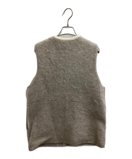 UNITED ARROWS TOKYO（ユナイテッドアローズトウキョウ）UNITED ARROWS TOKYO (ユナイテッドアローズトウキョウ) フォックスカシミヤジップベスト ベージュ サイズ:FREEの古着・服飾アイテム