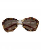 MIU MIUミュウミュウ）の古着「サングラス SUNGLASSES / SMU10N UBR-3D0」｜ブラウン