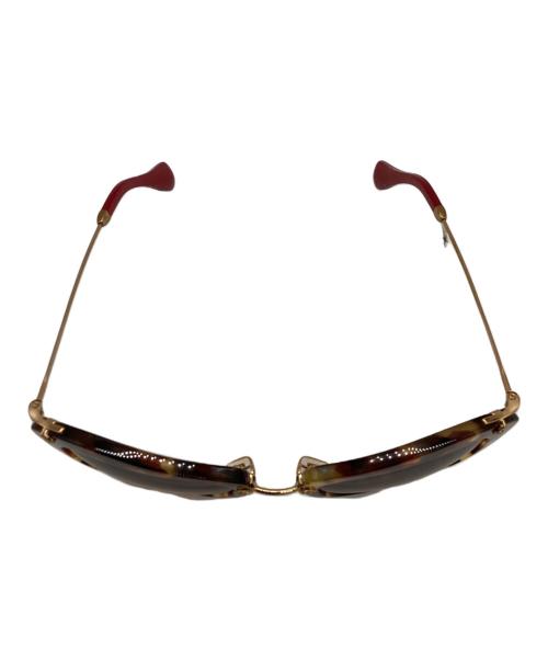 MIU MIU（ミュウミュウ）MIU MIU (ミュウミュウ) サングラス SUNGLASSES / SMU10N UBR-3D0 ブラウン サイズ:55□24 140の古着・服飾アイテム