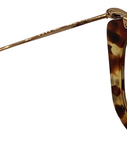 MIU MIU（ミュウミュウ）MIU MIU (ミュウミュウ) サングラス SUNGLASSES / SMU10N UBR-3D0 ブラウン サイズ:55□24 140の古着・服飾アイテム