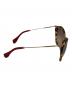 中古・古着 MIU MIU (ミュウミュウ) サングラス SUNGLASSES / SMU10N UBR-3D0 ブラウン サイズ:55□24 140：12000円