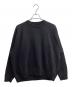 Graphpaper（グラフペーパー）の古着「RAGLAN SWEAT　/　gu213-70172b」｜ブラック