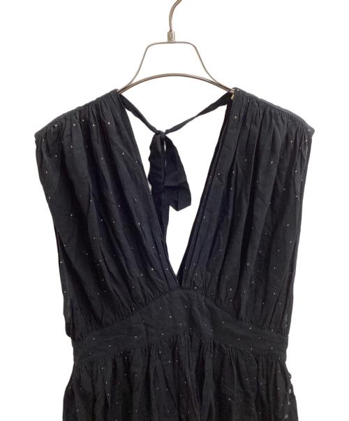 Curensology（カレンソロジー）Curensology (カレンソロジー) グリッタードットブラウス / CL306025ER-00 ブラック サイズ:FREEの古着・服飾アイテム