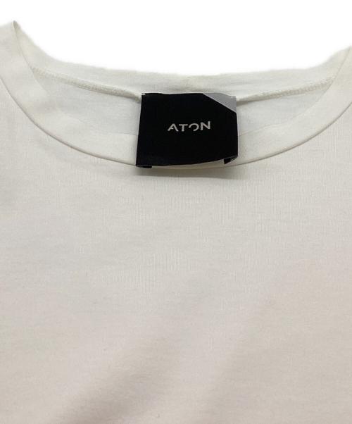 ATON（エイトン）ATON (エイトン) 半袖カットソー　/　KKAGKW0801 ホワイト サイズ:FREEの古着・服飾アイテム