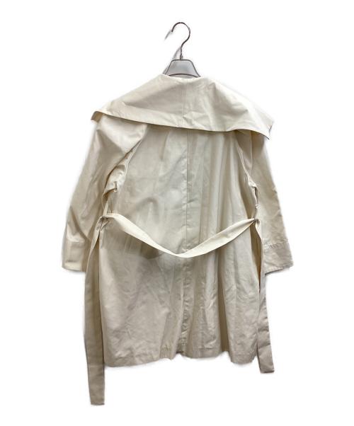 ESTNATION（エストネーション）ESTNATION (エストネーション) ビックショールライトコート アイボリー サイズ:38の古着・服飾アイテム