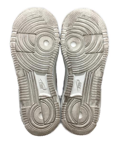 NIKE（ナイキ）NIKE (ナイキ) GS Dunk Low ホワイト×グレー サイズ:24の古着・服飾アイテム
