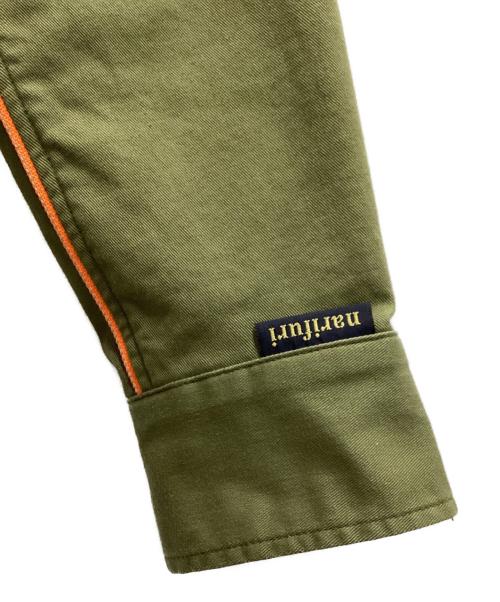 narifuri（ナリフリ）narifuri (ナリフリ) Military shirt jacket / アーミーヒートシャツ / NF4012 オリーブ サイズ:Mの古着・服飾アイテム