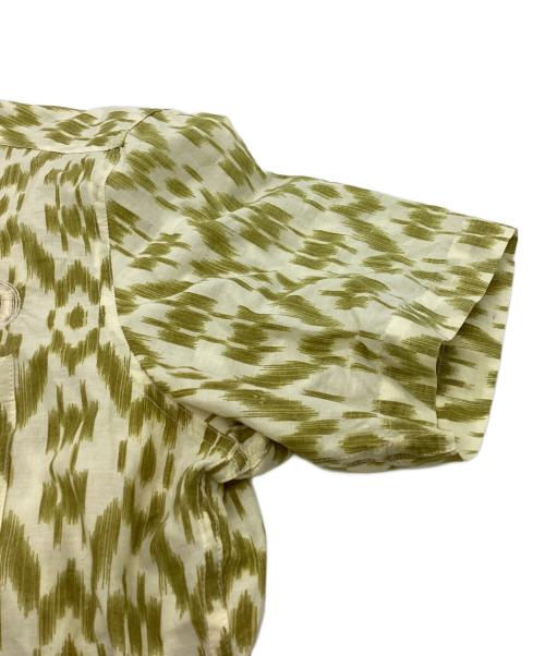 DRIES VAN NOTEN（ドリスヴァンノッテン）DRIES VAN NOTEN (ドリスヴァンノッテン) 総柄半袖シャツ　/　1159-343-2148 グリーン サイズ:48の古着・服飾アイテム