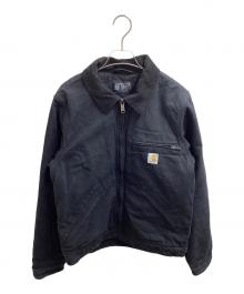 CarHartt（カーハート）の古着「DUCK DETROIT JACKET BLANKET LINED / OJ3828-M」｜ブラック