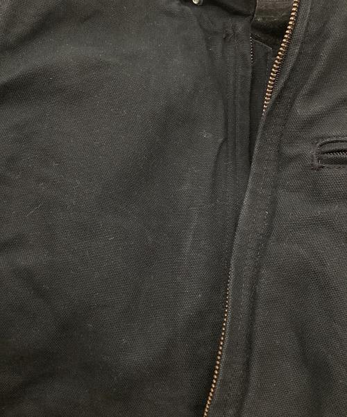 CarHartt（カーハート）CarHartt (カーハート) DUCK DETROIT JACKET BLANKET LINED / OJ3828-M ブラック サイズ:Sの古着・服飾アイテム