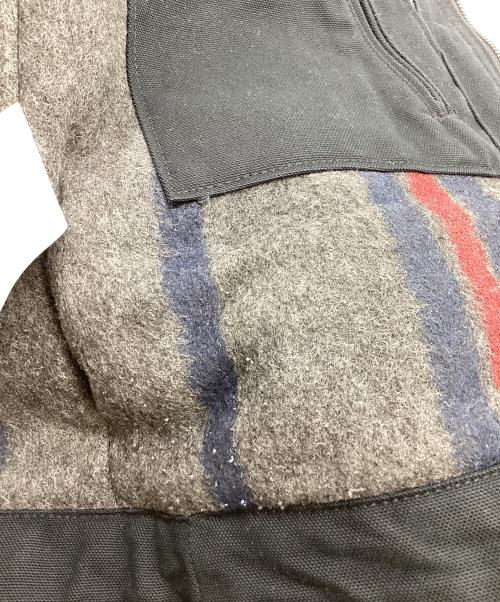CarHartt（カーハート）CarHartt (カーハート) DUCK DETROIT JACKET BLANKET LINED / OJ3828-M ブラック サイズ:Sの古着・服飾アイテム