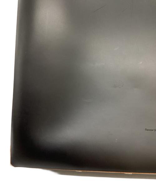HENDER SCHEME（エンダースキーマ）Hender Scheme (エンダースキーマ) レザーバッグ　/　ASSEMBLE DISC BAG LP ブラックの古着・服飾アイテム