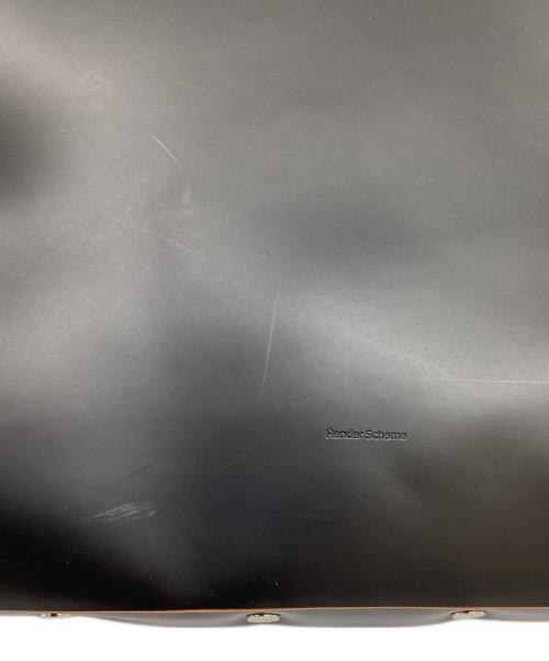 HENDER SCHEME（エンダースキーマ）Hender Scheme (エンダースキーマ) レザーバッグ　/　ASSEMBLE DISC BAG LP ブラックの古着・服飾アイテム