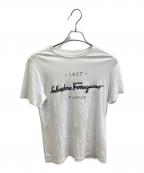 Salvatore Ferragamoサルヴァトーレ フェラガモ）の古着「ロゴＴシャツ」｜ホワイト