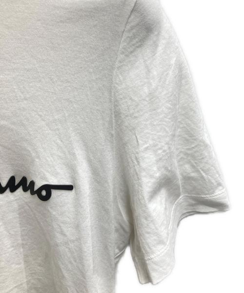 Salvatore Ferragamo（サルヴァトーレ フェラガモ）Salvatore Ferragamo (サルヴァトーレ フェラガモ) ロゴＴシャツ ホワイト サイズ:Sの古着・服飾アイテム