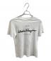 Salvatore Ferragamo（サルヴァトーレ フェラガモ）の古着「ロゴＴシャツ」｜ホワイト