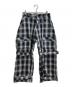 vaquera（ヴァケラ）の古着「チェック柄ボンテージバギーパンツ　/　915160」｜グリーン