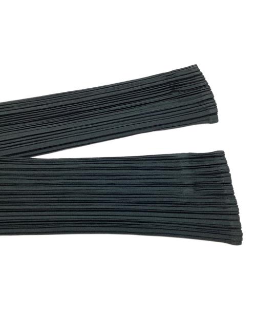 PLEATS PLEASE（プリーツプリーズ）PLEATS PLEASE (プリーツプリーズ) プリーツハイネックカットソー　/　PP63-JK205 グリーン サイズ:3の古着・服飾アイテム