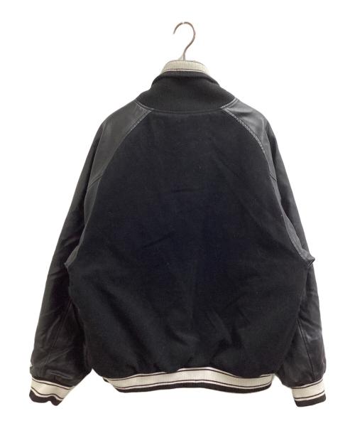 MLB（エムエルビー）MLB (エムエルビー) New Era (ニューエラ) RAGLAN VARSITY JACKET ブラック サイズ:Mの古着・服飾アイテム