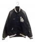 MLB（エムエルビー）の古着「RAGLAN VARSITY JACKET」｜ブラック