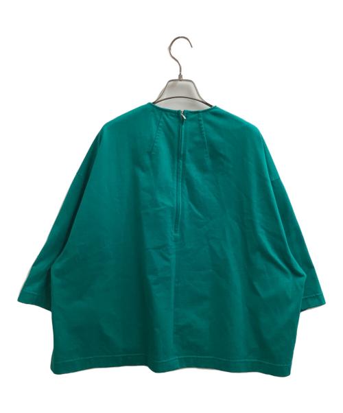BLAMINK（ブラミンク）BLAMINK (ブラミンク) 半袖ブラウス グリーンの古着・服飾アイテム