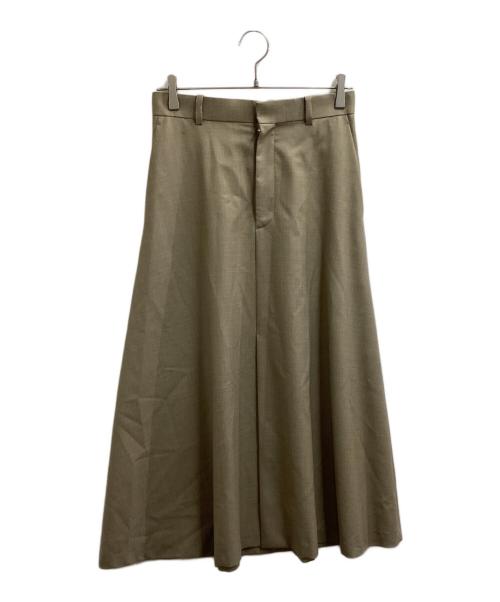 BLAMINK（ブラミンク）BLAMINK (ブラミンク) F WO C/BENT LONG スカート　/　7924-230-0286 ベージュ サイズ:38の古着・服飾アイテム