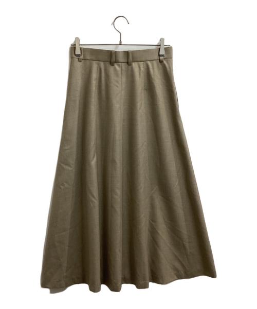 BLAMINK（ブラミンク）BLAMINK (ブラミンク) F WO C/BENT LONG スカート　/　7924-230-0286 ベージュ サイズ:38の古着・服飾アイテム