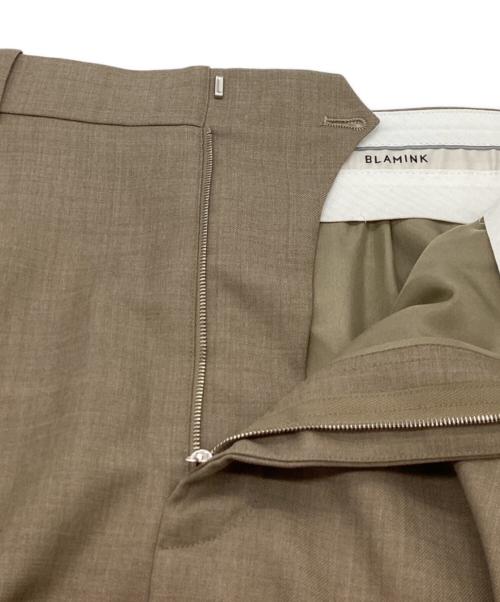 BLAMINK（ブラミンク）BLAMINK (ブラミンク) F WO C/BENT LONG スカート　/　7924-230-0286 ベージュ サイズ:38の古着・服飾アイテム