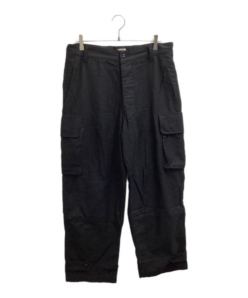 gold（ゴールド）GOLD (ゴールド) LIGHT BACKSATIN M-47 CARGO PANTS / GL42335 ブラック サイズ:Mの古着・服飾アイテム