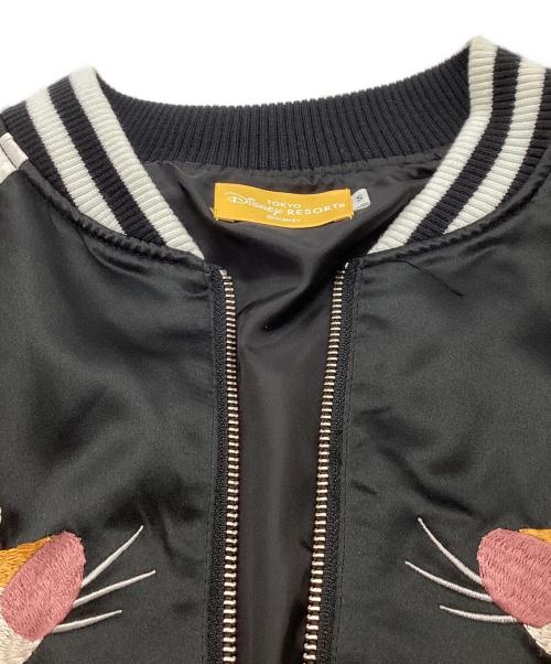 DISNEY（ディズニー）DISNEY (ディズニー) ティガー刺繍スカジャン ブラック サイズ:Sの古着・服飾アイテム