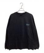 NISHIMOTO IS THE MOUTHニシモトイズザマウス）の古着「プリントTシャツ」｜ブラック